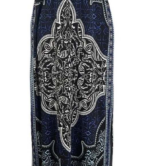 White House Black Market Women's Halter Maxi Dress Paisley Multicolor Size S - Picture 6 of 10